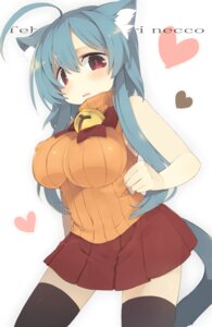 Rating: Questionable Score: 0 Tags: absolute_territory ahoge animal_humanoid bell big_breasts black_clothing black_legwear blue_hair blush bottomwear breasts cat_humanoid clothing e621 fangs felid felid_humanoid feline feline_humanoid female hair heart_symbol hi_res humanoid legwear long_hair looking_at_viewer mammal mammal_humanoid necco_(tefun) pleated_skirt red_eyes ribbed_clothing ribbed_sweater ribbons skirt sleeveless_clothing sleeveless_turtleneck solo sweater tail teeth tefun thigh_highs topwear turtleneck User: bunchy7s
