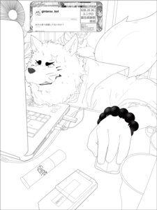 Rating: Safe Score: 0 Tags: anthro black_and_white bodily_fluids canid canine clothing computer duo e621 electronics fox fur gingitsune gintaro greyscale hi_res japanese_text laptop line_art maguro male mammal monochrome partially_translated solo_focus sweat tail text translation_request twitter user_avatar white_body white_fur User: bunchy7s Rating: Safe Score: 0 Tags: anthro black_and_white bodily_fluids canid canine clothing computer duo e621 electronics fox fur gingitsune gintaro greyscale hi_res japanese_text laptop line_art maguro male mammal monochrome partially_translated solo_focus sweat tail text translation_request twitter user_avatar white_body white_fur User: bunchy7s
