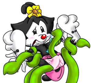 Rating: Explicit Score: 0 Tags: animaniacs black_fur clothing color dot_warner female feral flat_chest flower fur panties red_nose rule34 skirt tagme tentacle topless white_fur young User: bunchy7s