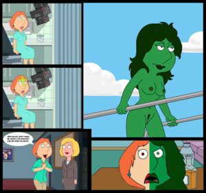 Rating: Explicit Score: 0 Tags: accurate_art_style buonantuonoo family_guy female green_skin hulk lois_griffin marvel marvel_comics rule34 screencap screenshot screenshot_edit she-hulk User: bunchy7s