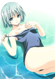 Rating: Questionable Score: 0 Tags: 1girls bare_shoulders beach blue_eyes breasts female koutaro koutaro_(pixiv160924) lying nipples one-piece_swimsuit original rule34 school_swimsuit short_hair silver_hair solo swimsuit swimsuit_pull water User: bunchy7s