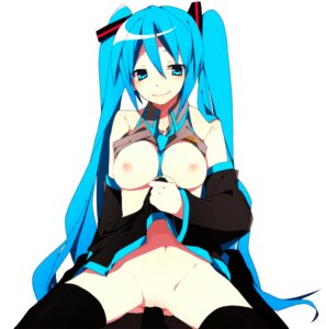 Rating: Explicit Score: 0 Tags: 1girl 1girls aqua_eyes aqua_hair bare_shoulders between_breasts blush breasts clothes_lift detached_sleeves female hatsune_miku long_hair looking_at_viewer medium_breasts navel necktie nipples no_panties pussy rule34 sc69 simple_background skirt skirt_lift smile solo thighhighs tied_hair twintails very_long_hair vocaloid white_background User: bunchy7s