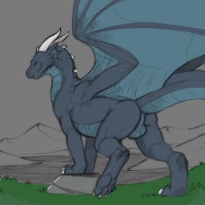 Rating: Explicit Score: 0 Tags: 1:1 2014 anus backsack balls blue_eyes boulder butt claws conditional_dnp digitigrade dragon dragonator e621 feral genitals horn looking_at_viewer looking_back male membrane_(anatomy) membranous_wings mountain mythological_creature mythological_scalie mythology naughty_face non-mammal_balls outside presenting presenting_hindquarters rock scalie sketch smile solo tail tojo_the_thief wings User: bunchy7s