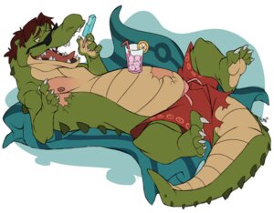 Rating: Safe Score: 0 Tags: 2012 4_fingers 4_toes alligator alligatorid anthro beach_towel bendy_straw beverage biceps blue_towel bottomwear brown_eyebrows brown_hair claws clothed clothing container crocodilian cup drinking_straw e621 eyebrows eyewear feet fingers food fruit green_body green_scales green_tail hair holding_food holding_object holding_popsicle human human_to_anthro ice ice_cube kuma lemon looking_down lostcat461 lying lying_on_ground male mammal multicolored_body multicolored_scales muscular muscular_male nipples on_back on_ground on_towel open_mouth partially_clothed pattern_towel pecs pink_body pink_nipples pink_skin pink_tongue plant popsicle popsicle_stick red_bottomwear red_clothing red_swimming_trunks red_swimwear reptile scales scalie sharp_teeth short_hair signature simple_background solo species_transformation spread_legs spreading sunglasses swimming_trunks swimwear tail tan_body tan_scales tan_tail teeth thick_tail toe_claws toes tongue topless topless_male torn_bottomwear torn_clothing torn_swimming_trunks torn_swimwear towel transformation two_tone_body two_tone_scales two_tone_tail white_background white_claws User: bunchy7s