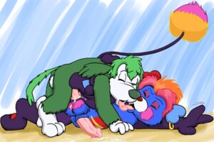 Rating: Explicit Score: 0 Tags: 2boys anal artist_request ass balls barefoot blue_fur closed_eyes cum cum_in_ass cum_while_penetrated dog earrings erection fluppy_dogs french_kiss fur furry furry_only green_fur green_hair kissing lying male male_only mohawk multicolored_fur multicolored_hair multiple_boys multiple_males multiple_penises nude open_mouth orange_hair ozzie_(fluppy_dogs) penis pink_hair popples punkster_(popples) rule34 sex tail testicles tongue tongue_out two-tone_hair uncensored white_fur yaoi User: bunchy7s