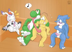 Rating: Explicit Score: 0 Tags: 2012 3_toes anthro anus balls bandai_namco blue_body blue_eyes blue_scales blush bodily_fluids circumcised claws clenched_teeth crossover cum cum_on_face cumshot digimon digimon_(species) dinosaur dragon e621 ejaculation erection feet genital_fluids genitals gomamon green_body green_eyes green_scales green_yoshi group hair hi_res hindpaw horn humanoid_feet humanoid_genitalia humanoid_penis koopa koopa_troopa licking long_tongue male male/male male_penetrated male_penetrating male_penetrating_male mario_bros markings multicolored_body multicolored_scales mythological_creature mythological_scalie mythology nintendo nonchalant nude oral orange_body orange_scales orgasm paws penetration penile penis penis_lick plantigrade prehistoric_species public public_sex raukue red_eyes red_hair reptile sauna scales scalie sex sitting smile soles surprised sweat tail teeth toe_claws toes tongue tongue_out two_tone_body two_tone_scales veemon voyeur white_balls white_body white_scales wood yellow_balls yellow_eyes yoshi User: bunchy7s