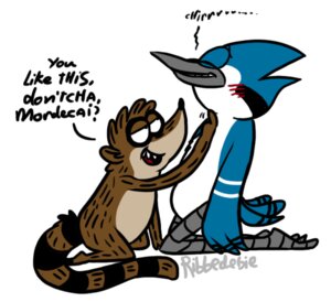Rating: Questionable Score: 0 Tags: 2_toes anthro avian avian_feet beak bird blue_jay blush cartoon_network corvid dialogue digital_media_(artwork) duo e621 english_text feathers feet jay_(bird) male mammal mordecai_(regular_show) new_world_jay oscine passerine procyonid raccoon regular_show rigby_(regular_show) simple_background tail tail_feathers teeth text toes toothed_beak verquilion white_background User: bunchy7s Rating: Questionable Score: 0 Tags: 2_toes anthro avian avian_feet beak bird blue_jay blush cartoon_network corvid dialogue digital_media_(artwork) duo e621 english_text feathers feet jay_(bird) male mammal mordecai_(regular_show) new_world_jay oscine passerine procyonid raccoon regular_show rigby_(regular_show) simple_background tail tail_feathers teeth text toes toothed_beak verquilion white_background User: bunchy7s