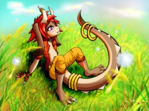 Rating: Safe Score: 0 Tags: 2008 clothing cloud collar day digital_media_(artwork) e621 fingerless_gloves gloves handwear horn male outside pink_eyes scalie shaded sky solo tail z00p User: bunchy7s