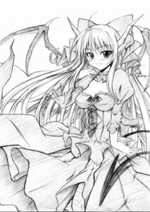 Rating: Explicit Score: 0 Tags: bat_wings breasts demon demon_girl drawn female gothic horns long_hair ma_ga_ochiru_yoru monochrome pointy_ears ribbon rule34 sankaku_umako sheliss_elleness_zurbach solo tail wings User: bunchy7s
