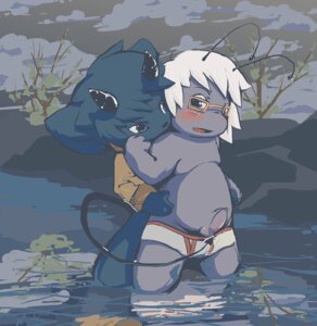 Rating: Explicit Score: 0 Tags: antennae_(anatomy) anthro blush briefs clothed clothing duo e621 eyewear foreskin genitals glasses grey_eyes horn long_foreskin male male/male mek nero_the_mana overweight overweight_male penis ragz reflection slightly_chubby tail tighty_whities topless underwear unretracted_foreskin water white_briefs white_clothing white_underwear young User: bunchy7s