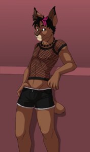 Rating: Safe Score: 0 Tags: abstract_background anthro biped black_bottomwear black_clothing black_topwear bottomwear clothed clothing digital_media_(artwork) e621 ear_piercing felid feline femboy fishnet_clothing fishnet_topwear fur hair highlights_(coloring) jailbird jewelry looking_at_viewer lynx male mammal midriff necklace piercing pink_highlights shaded shirt short_hair shorts simple_background smile solo standing topwear translucent translucent_clothing translucent_topwear User: bunchy7s Rating: Safe Score: 0 Tags: abstract_background anthro biped black_bottomwear black_clothing black_topwear bottomwear clothed clothing digital_media_(artwork) e621 ear_piercing felid feline femboy fishnet_clothing fishnet_topwear fur hair highlights_(coloring) jailbird jewelry looking_at_viewer lynx male mammal midriff necklace piercing pink_highlights shaded shirt short_hair shorts simple_background smile solo standing topwear translucent translucent_clothing translucent_topwear User: bunchy7s