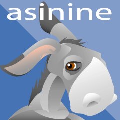 Rating: Safe Score: 0 Tags: 1:1 adobe_illustrator_(artwork) ambiguous_gender anthro asinus blue_background chris_goodwin digital_media_(artwork) donkey e621 english_text equid equine fur grey_body grey_fur humor low_res mammal orange_eyes pun simple_background solo text thumbnail User: bunchy7s