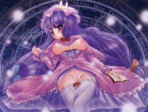 Rating: Questionable Score: 0 Tags: arm_up bloomers bloomers_(victorian) bloomers_pull blush book bow breasts breasts_out crescent dress female female_only frills fudukyun hair_ornament hair_ribbon hairbow hat human lights long_hair lying magic_circle mound_of_venus nipples no_bra no_panties on_back open_dress open_mouth patchouli_knowledge pink_dress purple_eyes purple_hair pussy ribbon rule34 solo touhou uncensored very_long_hair User: bunchy7s