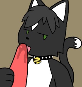 Rating: Explicit Score: 0 Tags: 2013 2d_animation ambiguous_gender animated animated_gif anthro bell black_body black_fur cocoa_krad collar digital_media_(artwork) domestic_cat duo e621 erection felid feline felis fur genitals green_eyes hair licking male mammal oral penile penis penis_lick pronista sex short_playtime simple_background tapering_penis tongue tongue_out User: bunchy7s