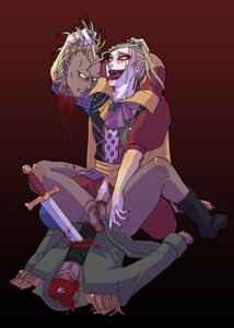 Rating: Explicit Score: 0 Tags: 2boys anal anal_sex artist_request balls blonde_hair blood censored clothed_sex crying death decapitation final_fantasy final_fantasy_vi gay gore guro hair hair_ornament headless kefka_palazzo leo_cristophe makeup male male_death male_only male_ryona multiple_males murder penis rule34 sword tear testicles weapon yaoi User: bunchy7s