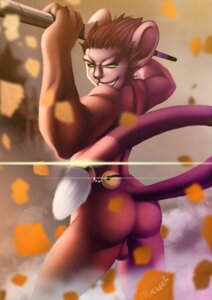 Rating: Explicit Score: 0 Tags: accessory anthro athletic athletic_anthro athletic_male backsack balls bell biped brown_body brown_fur brown_hair butt e621 fur furgonomics genitals glowing glowing_eyes green_eyes grin hair haplorhine journey_to_the_west league_of_legends looking_at_viewer looking_back male mammal monkey nude primate rear_view reiser riot_games short_hair smile solo standing sun_wukong tail tail_accessory tail_bell teeth tencent training wukong_(lol) User: bunchy7s