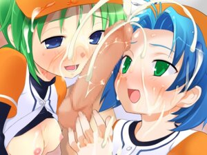 Rating: Explicit Score: 0 Tags: baseball blue_hair bukkake censored cum fellatio female green_hair hayakawa_aoi jikkyou_powerful_pro_yakyuu konami mosaic_censoring nora_higuma oral power_pro rule34 tachibana_mizuki_(pawapro) User: bunchy7s
