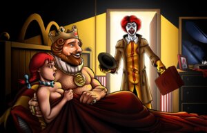 Rating: Explicit Score: 0 Tags: angry bedroom burger_king clothing clown e621 female grandfathered_content group headgear headwear honey_i'm_home human human_only infidelity inside jewelry male male/female mammal mascot mcdonald's not_furry ronald_mcdonald royalty sex surprised text text_on_clothing text_on_headgear text_on_headwear text_on_jewelry the_burger_king tom_pollock_jr unknown_artist wendy's wendy_thomas what User: bunchy7s