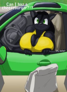 Rating: Questionable Score: 0 Tags: anthro bag big_breasts black_body black_fur black_hair black_nose breast_rest breast_squish breasts car clothed clothing dialogue digital_media_(artwork) e621 english_text felid female fur green_eyes greeting hair hi_res huge_breasts inside_car inside_vehicle looking_at_viewer mammal pantherine shirt smile solo squish text topwear toughset vehicle User: bunchy7s Rating: Questionable Score: 0 Tags: anthro bag big_breasts black_body black_fur black_hair black_nose breast_rest breast_squish breasts car clothed clothing dialogue digital_media_(artwork) e621 english_text felid female fur green_eyes greeting hair hi_res huge_breasts inside_car inside_vehicle looking_at_viewer mammal pantherine shirt smile solo squish text topwear toughset vehicle User: bunchy7s