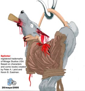 Rating: Explicit Score: 0 Tags: 2005 balls blood bodily_fluids bottomless brown_rat clothed clothing death dralam e621 english_text genitals gore head_impalement impalement long_penis male mammal master_splinter mouse murid murine penis rat rodent simple_background solo suspension teenage_mutant_ninja_turtles teenage_mutant_ninja_turtles_(2003) text what white_background User: bunchy7s