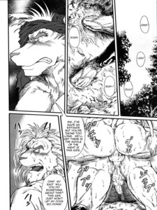 Rating: Explicit Score: 0 Tags: 3:4 anal anal_penetration anthro balls bodily_fluids butt canid canine canis comic dialogue e621 english_text erection felid genitals greyscale group hi_res humanoid_genitalia humanoid_penis jin_(artist) lion male male/male male_penetrated male_penetrating male_penetrating_male mammal monochrome multiple_scenes pantherine penetration penis sex sweat tail tail_tuft text translated tuft wolf User: bunchy7s