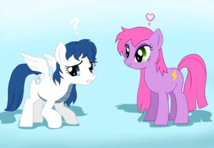 Rating: Safe Score: 0 Tags: alternate_species duo e621 equid equine female feral friendship_is_magic hasbro heart_symbol horse mammal my_little_pony ponification pony question_mark redflare500 tail User: bunchy7s
