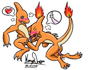Rating: Explicit Score: 0 Tags: 2007 beige_skin blush charmeleon closed_eyes color cum fellatio fire furry hornydragon looking_at_another male male_only multiple_males nintendo nude open_eyes oral orange_skin pok&eacute;mon_(species) pokemon pokemon_(species) rule34 side_view tail tail_fire white_background yaoi User: bunchy7s