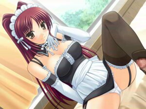 Rating: Explicit Score: 0 Tags: apron arm_garter bed black_dress black_legwear black_thighhighs blush brown_eyes censored clothing dress dutch_angle elbow_gloves feet female footjob footjob_with_legwear frills gloves kousaka_tamaki leg_lift long_hair maid maid_headdress male panties pantyshot penis red_hair rule34 sitting solo stockings thighhighs to_heart_(series) to_heart_2 underwear white_panties User: bunchy7s