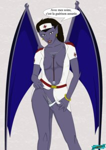 Rating: Explicit Score: 0 Tags: 1girls angela_(gargoyles) cleavage disney fab fab3716 female female_only french_text gargoyles humanoid nurse nurse_uniform purple-skinned_female purple_skin rule34 slutty_nurse solo solo_female stethoscope tagme tail wings User: bunchy7s