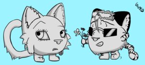 Rating: Safe Score: 0 Tags: anthro bodily_fluids domestic_cat duo e621 eyewear felid feline felis female flower fuzzles male mammal plant sunglasses sweat yoyofreakcj User: bunchy7s