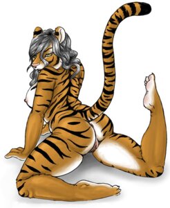 Rating: Explicit Score: 0 Tags: anthro anus breasts butt chaotikat e621 felid female genitals long_tail looking_at_viewer looking_back mammal nipples nude pantherine pose raised_tail solo stripes tail tiger vulva yellow_eyes User: bunchy7s