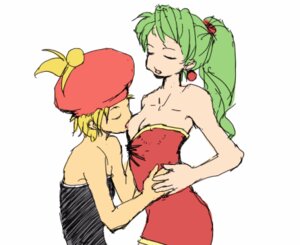 Rating: Explicit Score: 0 Tags: 2girls blonde_hair breast_outside breast_sucking breasts closed_eyes color female female_only final_fantasy final_fantasy_vi green_hair hand_on_hand hat nipples ponytail relm_arrowny rule34 sketch standing tagme terra_branford yuri User: bunchy7s