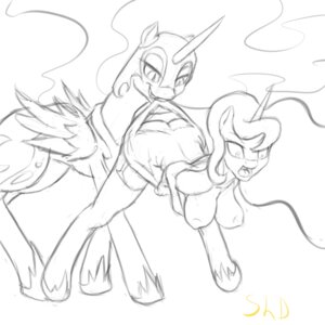 Rating: Explicit Score: 0 Tags: 1:1 anthro anthrofied breasts duo e621 equid equine feathered_wings feathers female feral friendship_is_magic hair hasbro hi_res horn mammal monochrome my_little_pony mythological_creature mythological_equine mythology nightmare_moon_(mlp) princess_luna_(mlp) shdingo smile winged_unicorn wings User: bunchy7s