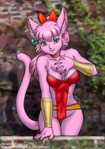 Rating: Questionable Score: 0 Tags: 2003 animal_humanoid cat_humanoid chest_tuft clothing collar colored_nails domestic_cat dr_comet e621 felid felid_humanoid feline feline_humanoid felis female fur green_eyes hair hi_res humanoid kemono long_hair looking_at_viewer mammal mammal_humanoid meeya nails piercing pink_body pink_fur pink_hair rpg_densetsu_hepoi solo tail text thigh_gap tuft User: bunchy7s