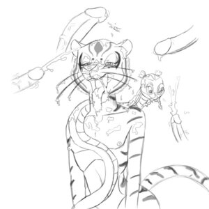 Rating: Explicit Score: 0 Tags: 1:1 anthro bodily_fluids breasts cum cumshot dreamworks e621 ejaculation erection felid female feral genital_fluids genitals group humanoid_genitalia humanoid_penis kung_fu_panda male male/female mammal master_tigress master_viper monochrome nipples nude orgasm pantherine penis reptile scalie shadowcat_(artist) snake tail tiger viper User: bunchy7s