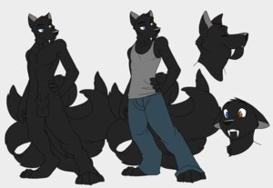 Rating: Explicit Score: 0 Tags: 2_penises 2_sheaths 8_tails animal_genitalia anthro balls belly_tuft black_balls black_claws black_sheath blackwolf12tails blue_eyes bottomwear brown_eyes canid canine canis cheek_tuft chest_tuft claws clothed clothing denim denim_bottomwear denim_clothing digital_media_(artwork) diphallism e621 eyes_closed facial_tuft fangs fully_clothed fully_sheathed genitals head_tuft heterochromia horizontal_diphallism jailbird jeans looking_aside male mammal model_sheet multi_genitalia multi_penis multi_sheath multi_tail neck_tuft nude off/on pants penis sabertooth_(anatomy) sheath sheath_tuft shirt simple_background smile solo tail tank_top teeth topwear tuft white_background wolf User: bunchy7s