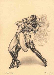 Rating: Explicit Score: 0 Tags: 2000 2girls breasts chaos_comics closed_eyes crossover female female_pubic_hair high_heels julius_zimmerman lady_death large_breasts monochrome pubic_hair pussy rule34 straight_hair traditional_media vampirella vampirella_(series) User: bunchy7s