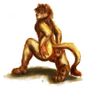 Rating: Explicit Score: 0 Tags: 1:1 4_toes anthro backsack balls biped brown_body brown_fur brown_hair butt claws dlost e621 feet felid fur genitals hair hi_res hindpaw lion looking_at_viewer looking_back male mammal nude pantherine paws pose presenting presenting_hindquarters simple_background solo tail toes white_background User: bunchy7s