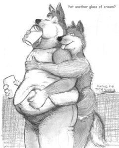 Rating: Questionable Score: 0 Tags: anthro bd belly belly_rub canid canine canis cream_(food) cuddling dialogue domestic_dog duo e621 english_text greyscale hug male male/male mammal monochrome navel obese overweight romantic romantic_couple simple_background standing tail text traditional_media_(artwork) weight_gain white_background User: bunchy7s Rating: Questionable Score: 0 Tags: anthro bd belly belly_rub canid canine canis cream_(food) cuddling dialogue domestic_dog duo e621 english_text greyscale hug male male/male mammal monochrome navel obese overweight romantic romantic_couple simple_background standing tail text traditional_media_(artwork) weight_gain white_background User: bunchy7s