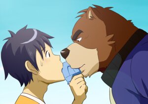 Rating: Safe Score: 0 Tags: 2012 awkward bear black_bear blush bodily_fluids brown_body brown_fur clothing coat dessert dripping duo e621 eating food fur hair hiroyuki_nishimura human ice_cream juuichi_mikazuki kumadasi male mammal moon_bear morenatsu popsicle popsicle_melting purple_hair sweat sweatdrop topwear ursine User: bunchy7s
