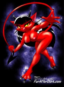 Rating: Questionable Score: 0 Tags: 2004 2_horns 3_toes 4_fingers abstract_background anthro black_claws black_hair black_horn breasts claws demon digital_media_(artwork) domestic_cat e621 eric_schwartz feet felid feline felis female finger_claws fingers fur furafterdark hair holding_tail horn leaning leaning_forward licking licking_lips long_hair long_tail looking_at_viewer mammal medium_breasts nipples nude pink_nipples plantigrade pupils red_body red_fur signature slit_pupils solo spade_tail sparkles tail text toe_claws toes tongue tongue_out url yellow_sclera User: bunchy7s