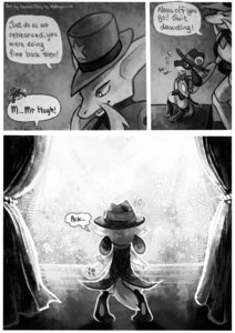 Rating: Safe Score: 0 Tags: alakazam canid canine clothing comic dialogue digital_media_(artwork) duo e621 english_text generation_1_pokemon generation_4_pokemon greyscale hat haychel headgear headwear leon_(haychel) male mammal monochrome multiple_scenes nintendo pokemon pokemon_(species) pokemon_mystery_dungeon riolu slydragoon16 solo spike_chunsoft text young young_male User: bunchy7s