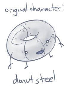 Rating: Safe Score: 0 Tags: ambiguous_gender aruesso bolt_(fastener) dessert do_not_steal donut_steel doughnut e621 english_text fan_character food food_creature humor low_res machine meme metal not_furry original_character_do_not_steal pastry pun robot simple_background solo steel text white_background User: bunchy7s