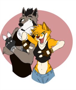 Rating: Safe Score: 0 Tags: anthro canid canine canis deni dragondrawer duo e621 ear_piercing female male mammal mushymutt piercing wolf worried User: bunchy7s