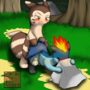 Rating: Explicit Score: 0 Tags: 1:1 anal anal_penetration blush cyndan dewott duo e621 fakemon feral feral_on_feral from_behind_position furret generation_2_pokemon generation_5_pokemon genitals hybrid interspecies low_res male male/male male_penetrated male_penetrating male_penetrating_male mammal mustelid nintendo nude penetration penis pokemon pokemon_(species) quilava sex vitrex User: bunchy7s