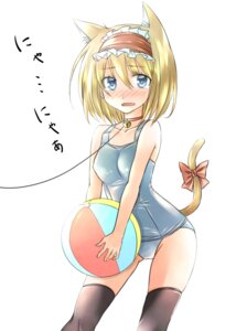 Rating: Safe Score: 0 Tags: :o absurd_res accessory adolescent alice_margatroid anarogumaaa animal_humanoid ball bangs bare_shoulders beach_ball bell bell_collar black_clothing black_legwear blonde_hair blush bodily_fluids bow_(feature) bow_accessory bow_ribbon cat_humanoid clothing collar e621 fangs felid felid_humanoid feline feline_humanoid female frilly frilly_accessory frilly_hairband furgonomics hair hair_accessory hairband hi_res holding_ball holding_object humanoid inflatable leash legwear looking_at_viewer mammal mammal_humanoid one-piece_swimsuit open_mouth pool_toy ribbons school_swimsuit short_hair simple_background solo standing swimwear tail tail_accessory tail_bow tail_ribbon tears teeth thigh_highs touhou white_background young User: bunchy7s