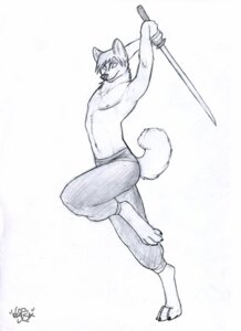 Rating: Safe Score: 0 Tags: 4_toes action_pose anthro barefoot bask biped bottomwear canid canine canis claws clothed clothing domestic_dog e621 feet fur greyscale hair holding_melee_weapon holding_object holding_sword holding_weapon husky male mammal melee_weapon monochrome ninja nipples nordic_sled_dog on_one_leg pants pose samurai short_hair side_view sketch solo spitz standing sword tail toes topless traditional_media_(artwork) warrior weapon User: bunchy7s Rating: Safe Score: 0 Tags: 4_toes action_pose anthro barefoot bask biped bottomwear canid canine canis claws clothed clothing domestic_dog e621 feet fur greyscale hair holding_melee_weapon holding_object holding_sword holding_weapon husky male mammal melee_weapon monochrome ninja nipples nordic_sled_dog on_one_leg pants pose samurai short_hair side_view sketch solo spitz standing sword tail toes topless traditional_media_(artwork) warrior weapon User: bunchy7s