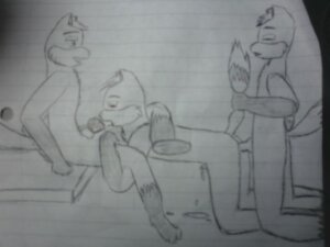 Rating: Explicit Score: 0 Tags: 4:3 anal anal_penetration anthro black_and_white bodily_fluids canid canine cum double_penetration e621 erection fellatio flikk_the_fox fox foxxyboy genital_fluids genitals graphite_(artwork) group group_sex lined_paper male male/male male_penetrated male_penetrating male_penetrating_male mammal monochrome oral oral_penetration penetration penile penis sex spitroast steven3031 tail threesome traditional_media_(artwork) trio User: bunchy7s