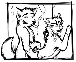 Rating: Explicit Score: 0 Tags: against_surface against_wall anal anal_penetration anthro anthro_on_anthro anthro_on_feral anthro_penetrating anthro_penetrating_feral bestiality black_and_white bodily_fluids canid canine canis cigar digital_drawing_(artwork) digital_media_(artwork) drooling duo e621 feral feral_penetrated fluffy fluffy_tail from_behind_position fur intraspecies intraspecies_bestiality male male/male male_penetrated male_penetrating male_penetrating_male mammal monochrome penetration saliva sex smoke smoking tail wolf zaush User: bunchy7s