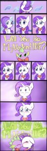 Rating: Safe Score: 0 Tags: 2013 absurd_res blue_eyes blue_hair blush bow_(feature) bow_tie comic dragon e621 english_text equid equine female feral friendship_is_magic fur green_eyes hair hasbro hi_res horn jewelry joyfulinsanity kissing long_hair looking_at_viewer male male/female mammal my_little_pony mythological_creature mythological_equine mythological_scalie mythology necklace open_mouth purple_hair rarity_(mlp) scalie smile spike_(mlp) text unicorn white_body white_fur User: bunchy7s